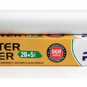 RVI Food Grade Butter Papers Rolls (Pack of 1) Eco-Friendly Butter Paper for Baking | Parchment Paper | Butter Paper Roll for Roti Wrap & Food Wrap | Non-Stick | Baking, Roasting